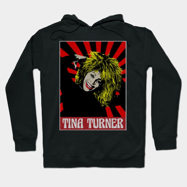 Tina Turner Pop Art Fan Art Hoodie by Motor Lipat
